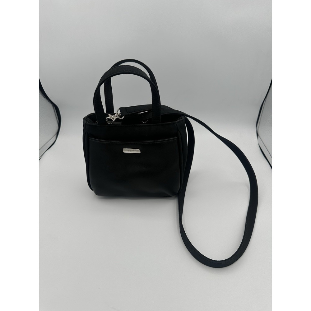 Nine West Purse Lot 2 Bags Black Nylon Tote + Navy Mini Backpack